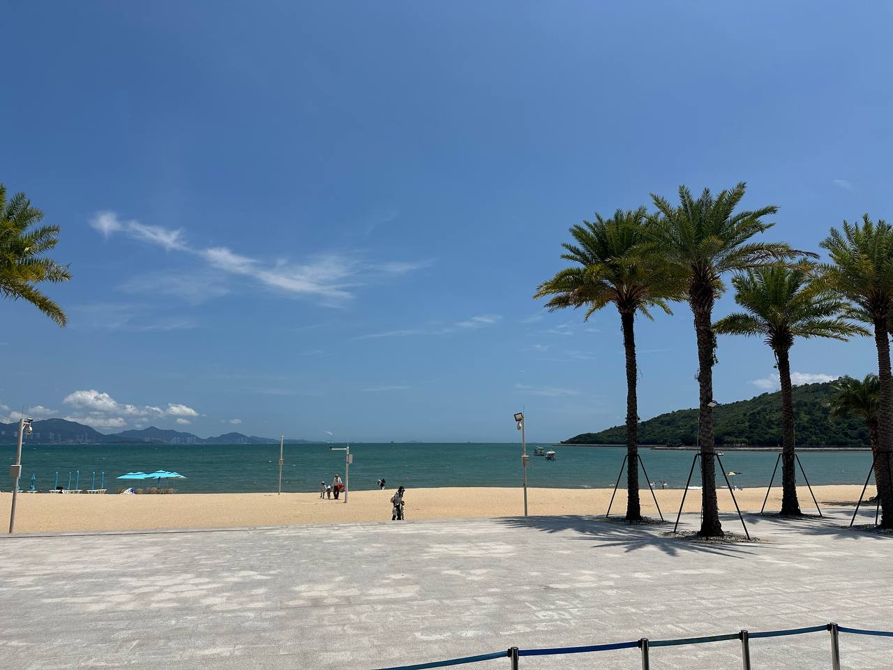 Море и берег Silver Beach в провинции Гуандун